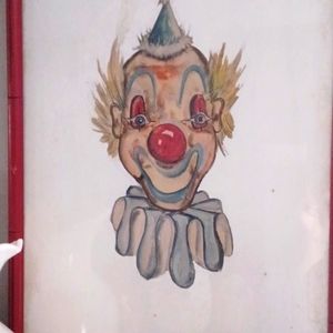 Vintage Clown Art